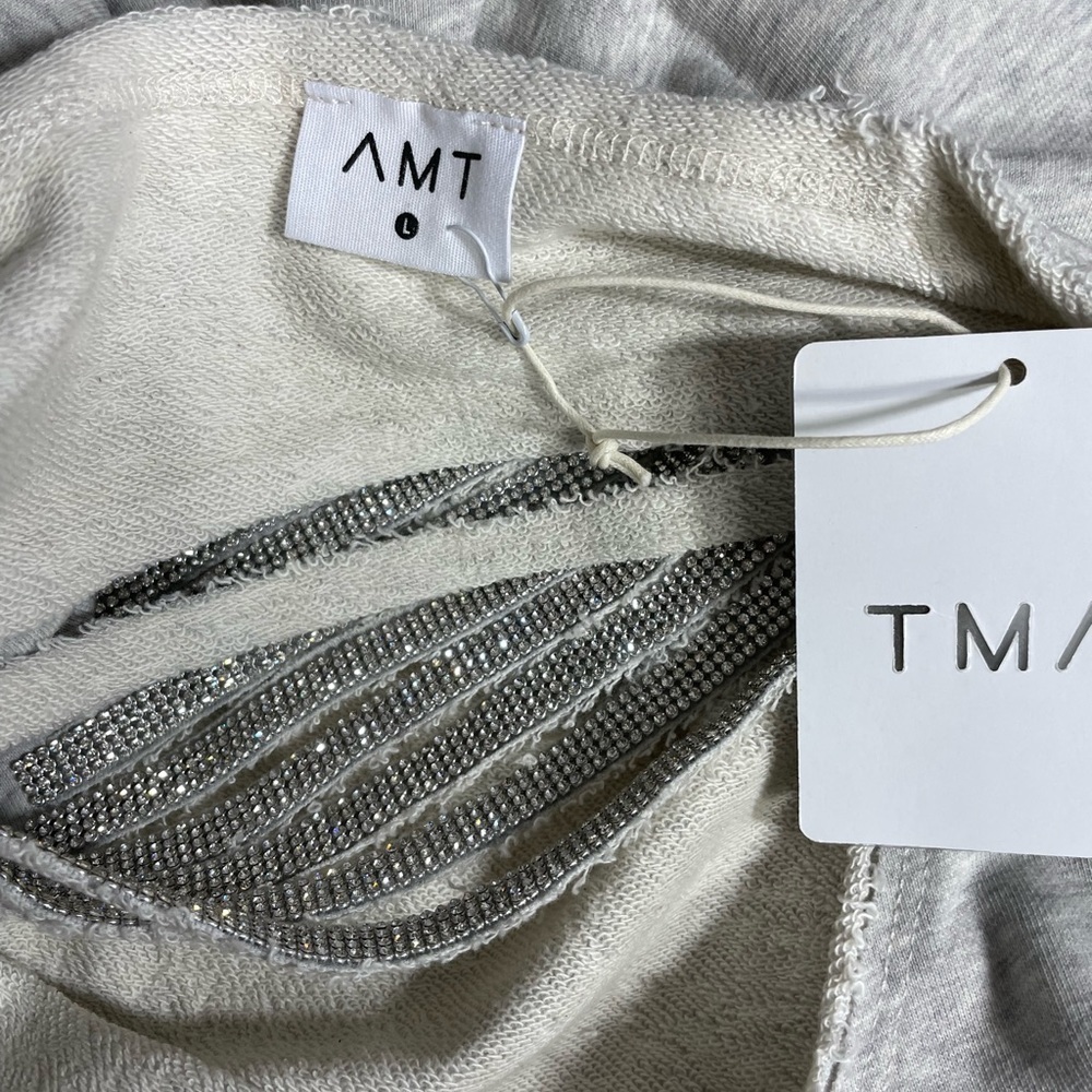 AMT Gray Rhinestone Bling Back Top
New - Picture 6 of 7